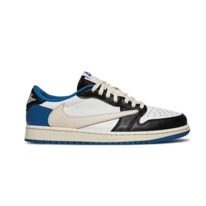 Nike Air Jordan Low OG Travis Scott 'Fragment' (Azul/Branco/Preto)