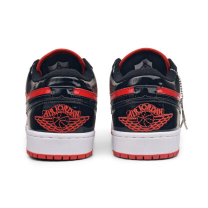 Nike Air Jordan Low Premium (Preto/Vermelho/Verniz) - Imagem 3