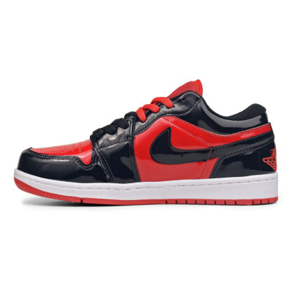 Nike Air Jordan Low Premium (Preto/Vermelho/Verniz) - Imagem 2