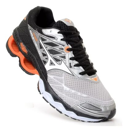 Mizuno Creation 20 (Cinza/Laranja) - Imagem 2