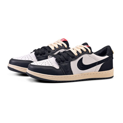 Nike Air Jordan 1 Retro Low OG Trophy Room Away (Preto/Branco) - Imagem 4