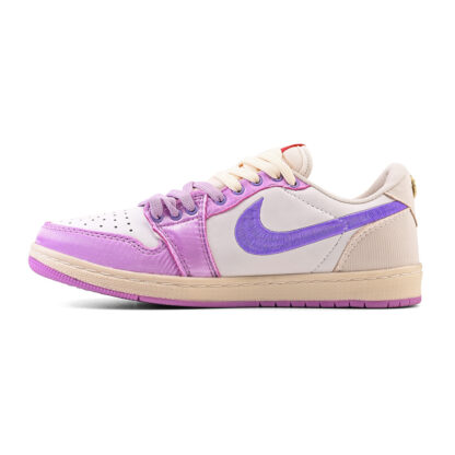 Nike Air Jordan 1 Retro Low OG Trophy Room Away (Branco/Lilás) - Imagem 2