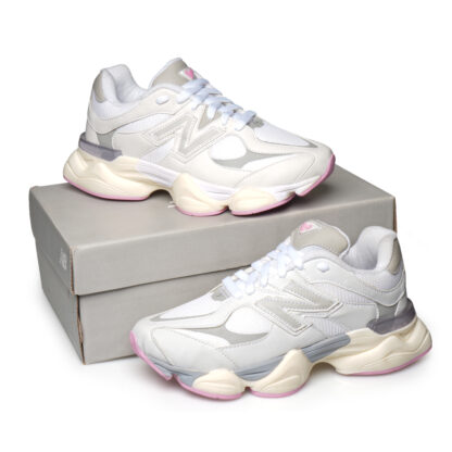 New balance 9060 (Branco/cinza/rosa bb) - Imagem 2