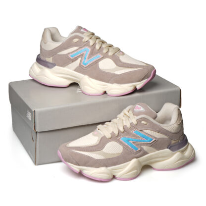 New balance 9060 (Cinza/azul/rosa bb) - Imagem 2