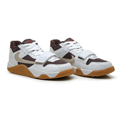 Jordan Travis scott jumpman Jack (Branco/marrom) - Imagem 5